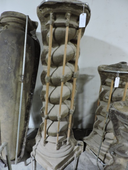 Theatrical Prop Mold - One Tall Ornate, Spiral Column - See Photos