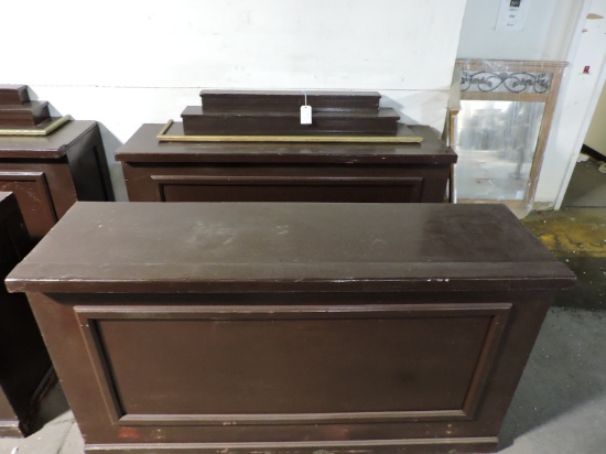 Formal 2-Piece Bar with Liquor Display on Back Bar