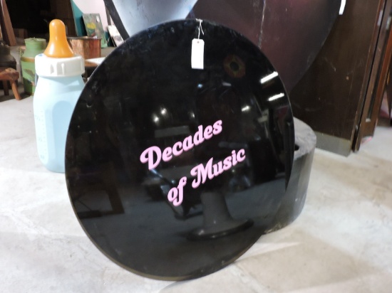 PAIR OF FAUX RECORDS - Plexiglass - change to say what you wish