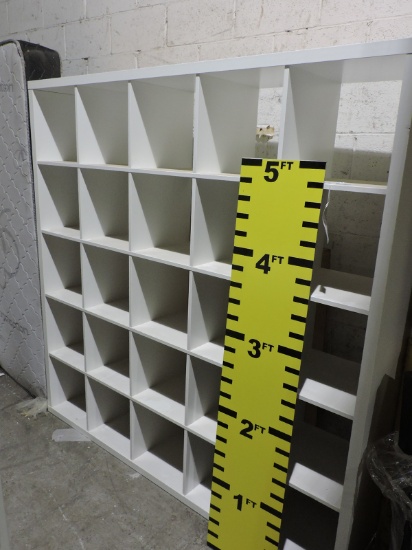 IKEA 25-Cubby Shelf Unit - Approx. 6' Tall X 6' Wide X 16" Deep
