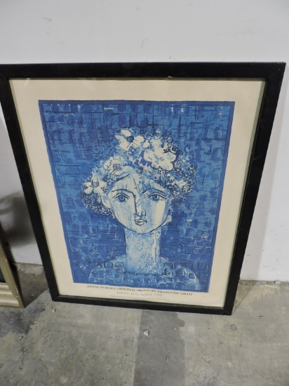 Framed Print of 'Stone Echoes' by FRANCOISE GILOT