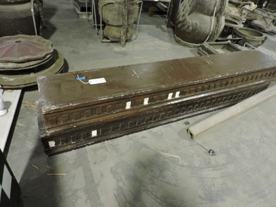 Set of Display Risers / Dental Moldiing / 8' Wide X 9" Tall X 16" Deep
