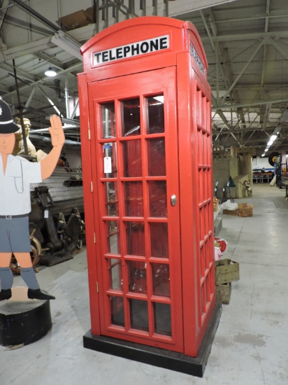 Faux BRITISH TELEPHONE BOOTH - PROP