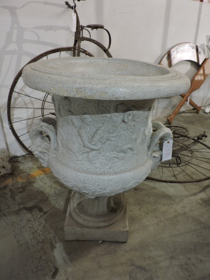 Large Formal Planter - Fiberglass - Approx. 39" Tall X 29" Wide