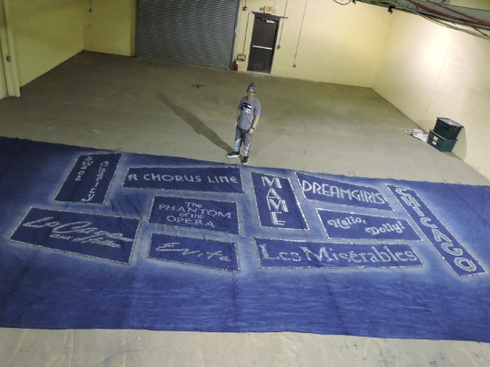 BROADWAY MUSICALS' - Backdrop - 38' 8" Wide X 14' 9" Wide