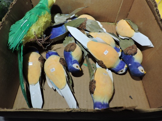 Lot of 12 PROP BIRDS