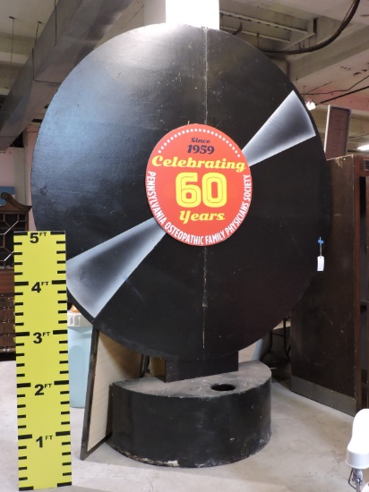 GIANT FAUX RECORD - 8 FEET ACROSS - Changeable Message