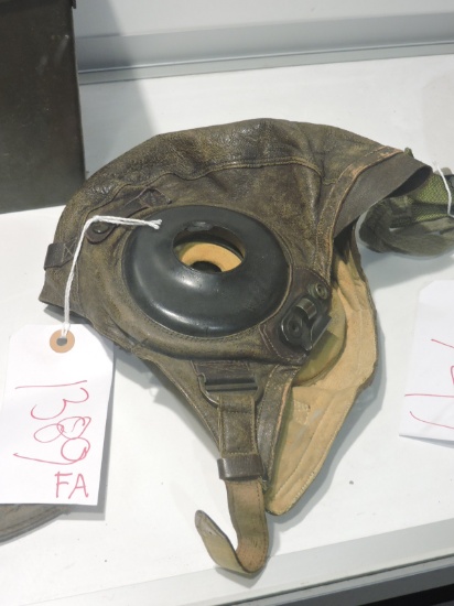 ORIGINAL LEATHER AVIATORS CAP - by the SELBY SHOE CO.