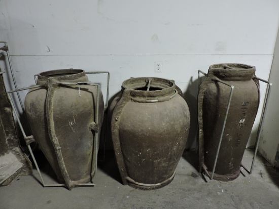 Theatrical Prop Molds - Lot of 3 Tall Vase Molds - See Photos