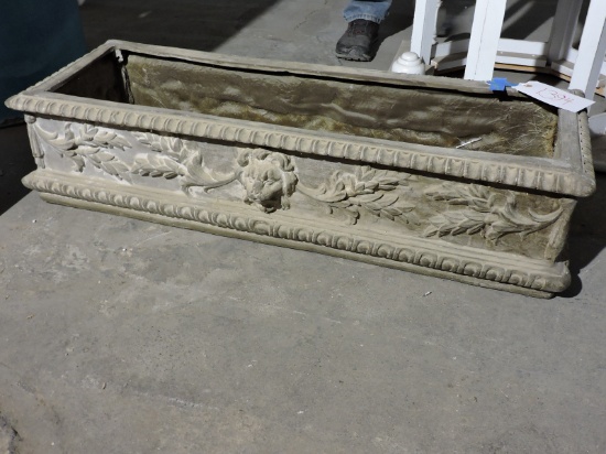 FAUX STONE ORNATE PLANTER - Fiberglass Construction