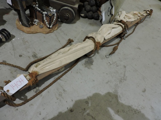 NAUTICAL SAIL BOAT MAST PROP with Rope & Mast / Approx 10 Feet