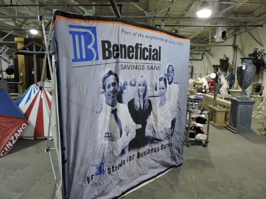 Portable Trade-Show Booth Fold-Up Display Wall