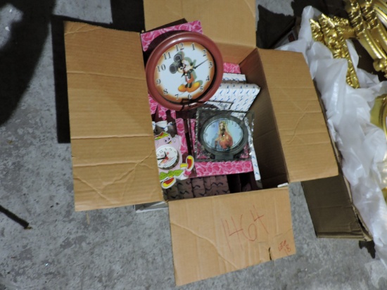 Lot of Clocks - Mother Mary, Snoopy, Mickey Mouse -- Approx. 18