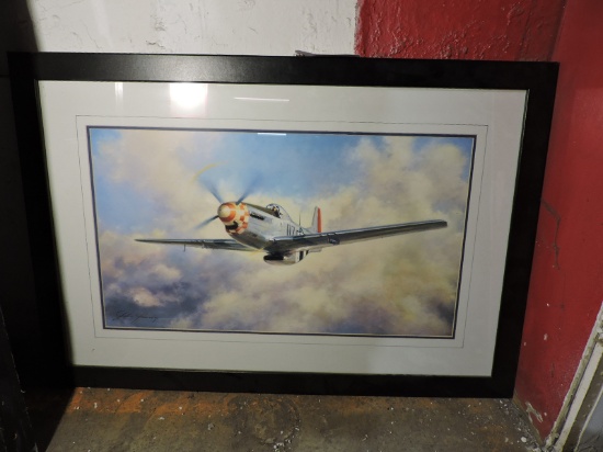 Framed Print of a WWII Era Fighter Plane