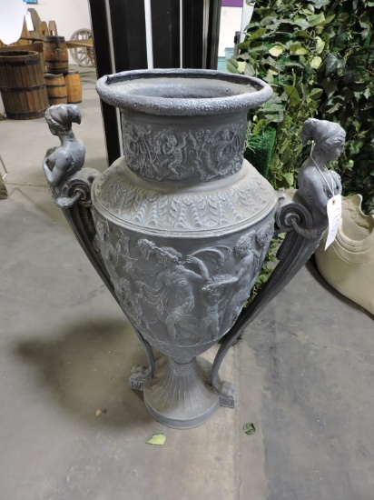 Large Faux GREEK VASE  / Approx 45" Tall X 30" Across / Fiberglass