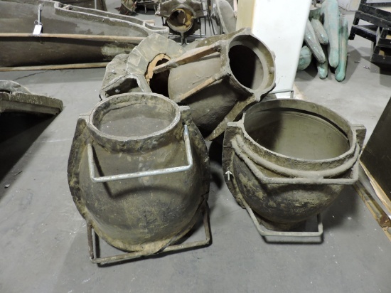 Theatrical Prop Molds - 5 Vase Molds, Various Sizes - See Photos