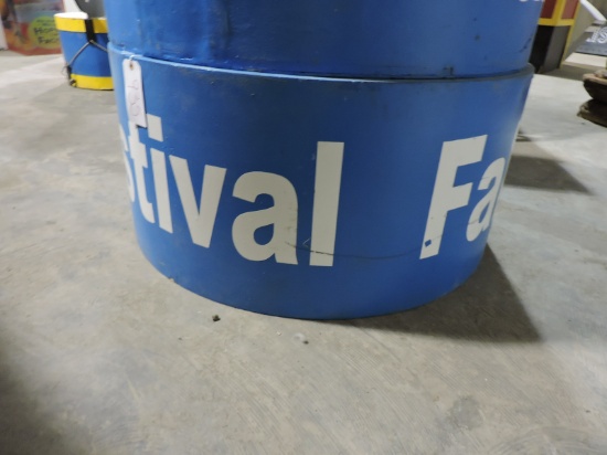 Fall Festival PEDESTAL / PODIUM -- with Changeable Text