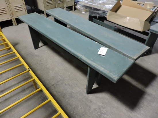 Pair of Garden Benches - Appear Vintage.