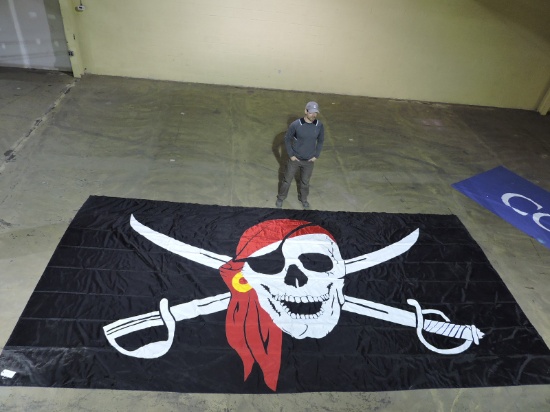 PIRATE FLAG / JOLLY ROGER -- Giant, Well-Made