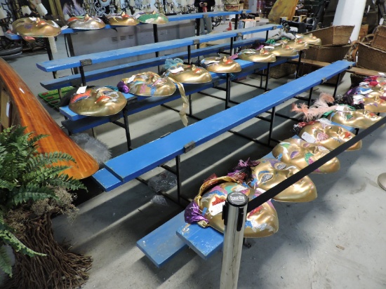 5-Rows of BLEACHERS - Approx. 12.5' Wide X 4' Tall X 9' Deep