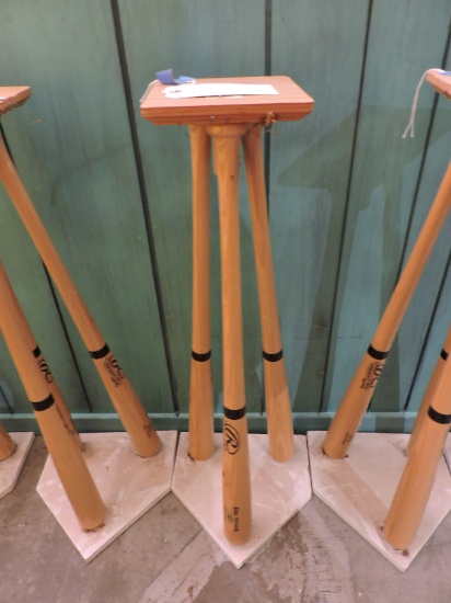 BASEBALL THEMED TABLE / STAND -- Approx. 32" Tall