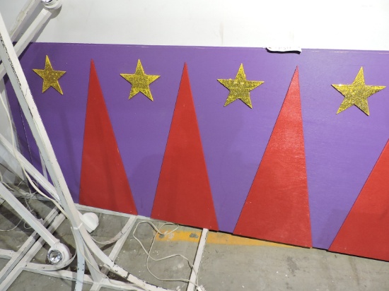 CIRCUS THEMED TRIM PANELS - Four 31" X 8' / Three 31" X 4'
