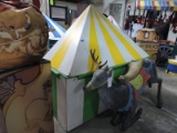 FAUX CIRCUS / CARNIVAL TENT - Folds Up / Wood Construction