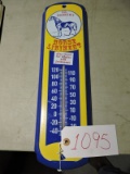 DR BAKER'S HORSE LINIMENT - ADVERTSING THERMOMETER