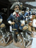 Pirate Captain Statue - Resin Construction / Approx 31