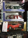 Lot of 3 TOY CARS: '32 Cadillac, '32 Cadillac Phaeton, '98 Corvette