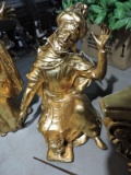 MASANI - Gold Leaf / Religious Statue / Approx 15