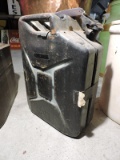 STEEL MILITARY-STYLE WATER CAN / 'JERRY CAN' -- Original