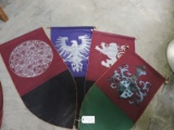 Lot of 4 Hanging Banners / 45