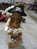 Lady Pirate Statue - Resin Construction. 27