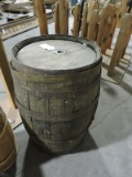 ANTIQUE WOODEN BARREL / Approx 36