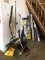 Miscellaneous cleaning and garden tools