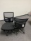 Lot of 2 Rolling Office Chairs