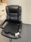 Black Leather office chair