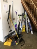 Miscellaneous cleaning and garden tools