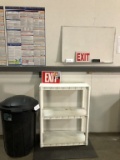 Trash Can & White Board / Dry-Erase Board