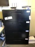 Black File Cabinet