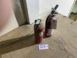 (2) Fire Extinguishers