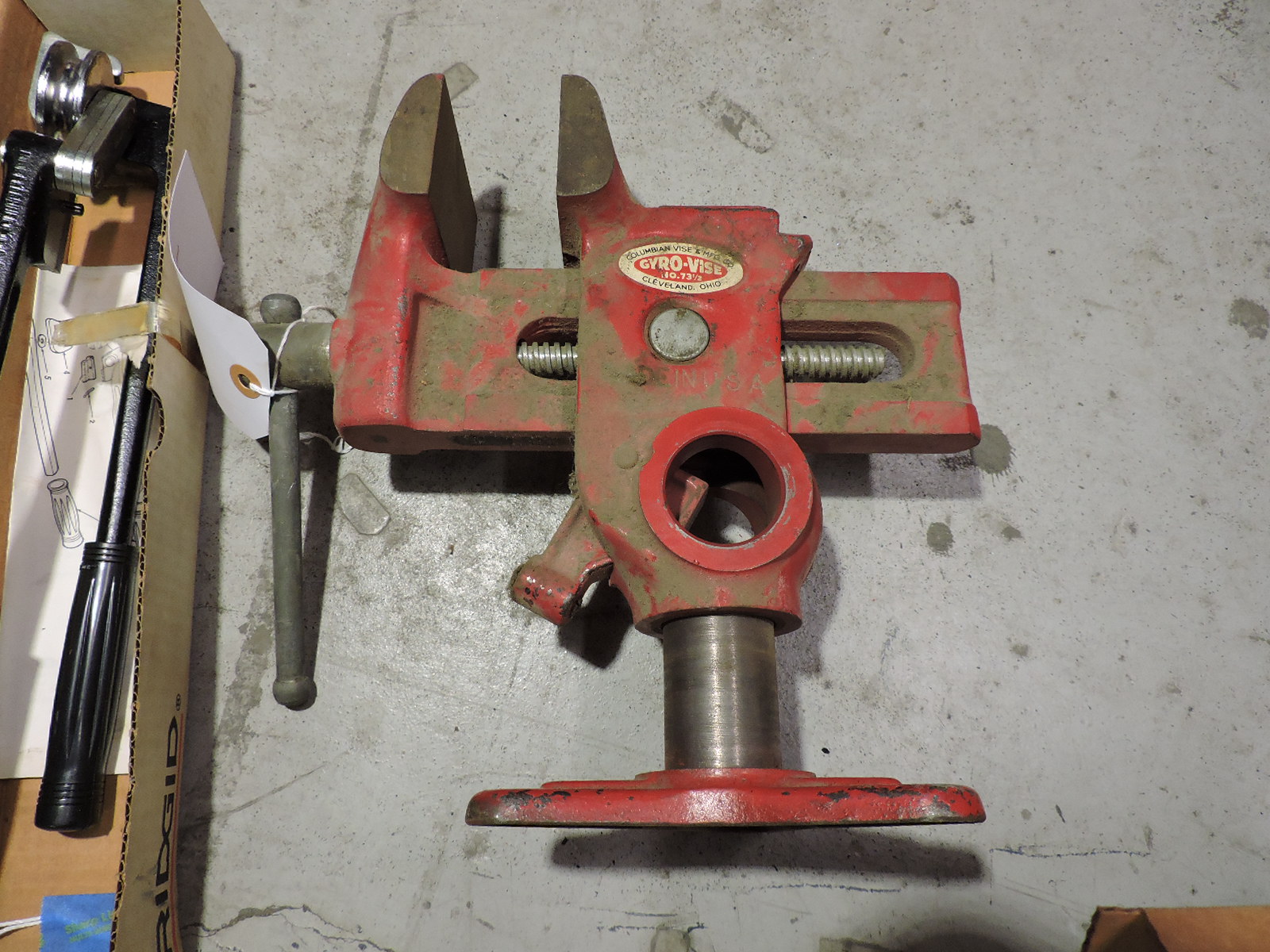 GYRO VISE 73 1 2 Columbian Vise Mfg Company Proxibid
