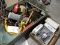 Handyman's Junk Box - Saw Blades, Tools, Clamps, Etc...