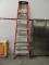 WERNER 7-Foot Fiberglass Step Ladder - Good Condition
