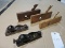 Set of 5 Antique Wood Planes - 3 Wood / 2 Metal