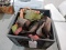 Crate of Various Rachet Straps