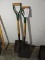 Pair of UNION Brand Flat Shovels - NEW Old Inventory