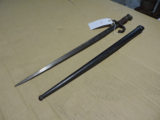 1876 Antique Bayonet from the French Military