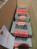 9 Boxes of One Pound Trim Head Square Drive Screws